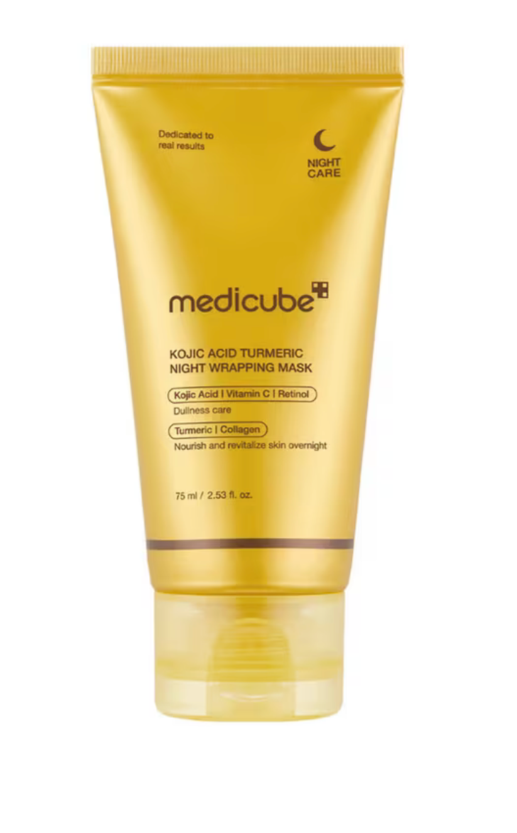 MEDICUBE Kojic Acid Turmeric Night Wrapping Mask